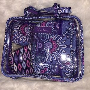 Vera Bradley travel case.